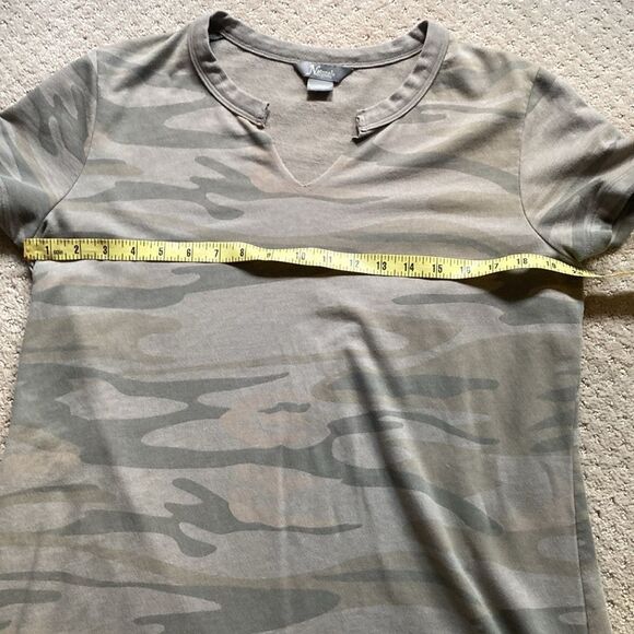 Natural Reflections Camouflage Short Sleeve dress. . Size Large. - Picture 4 of 9